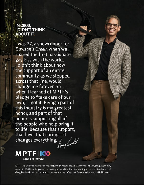 MPTF 100 years of Service Greg Berlanti