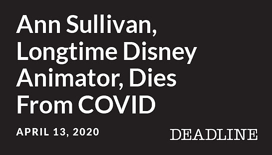 Ann Sullivan, Longtime Disney Animator, Dies From COVID