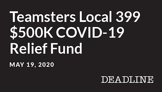 Teamsters Local 399 $500K COVID-19 Releif Fund