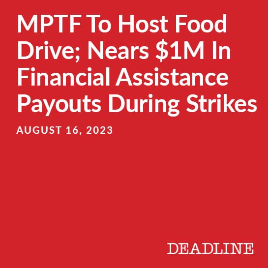 Mptf host food drive nears $1m in financial assistance payouts.